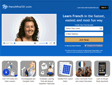 Tablet Screenshot of frenchpod101.com